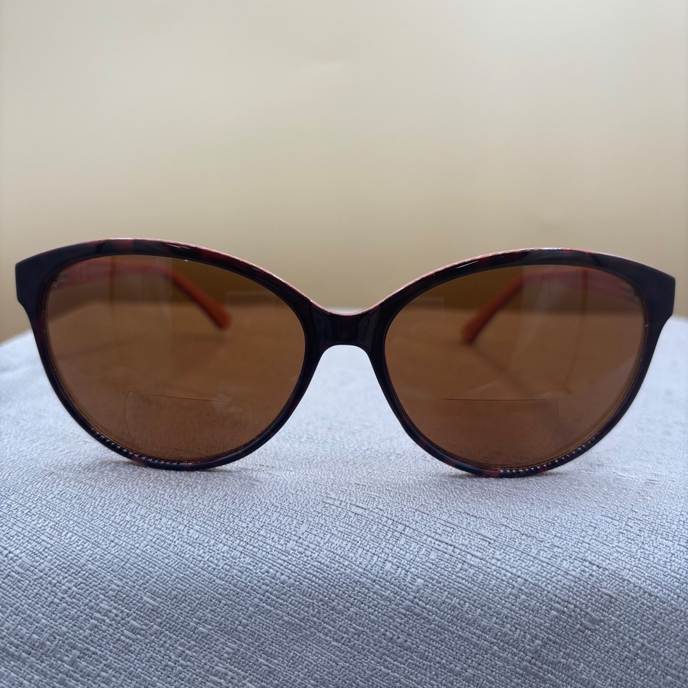 Brittany TG1213 Tortoise Melon Cat Eye Bifocal Reading Sunglasses +1.50 57mm